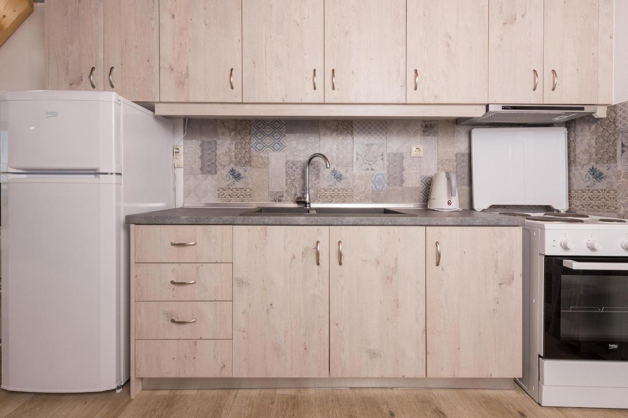 Artemis Beach Apartments Chrysi Ammoudia Bagian luar foto